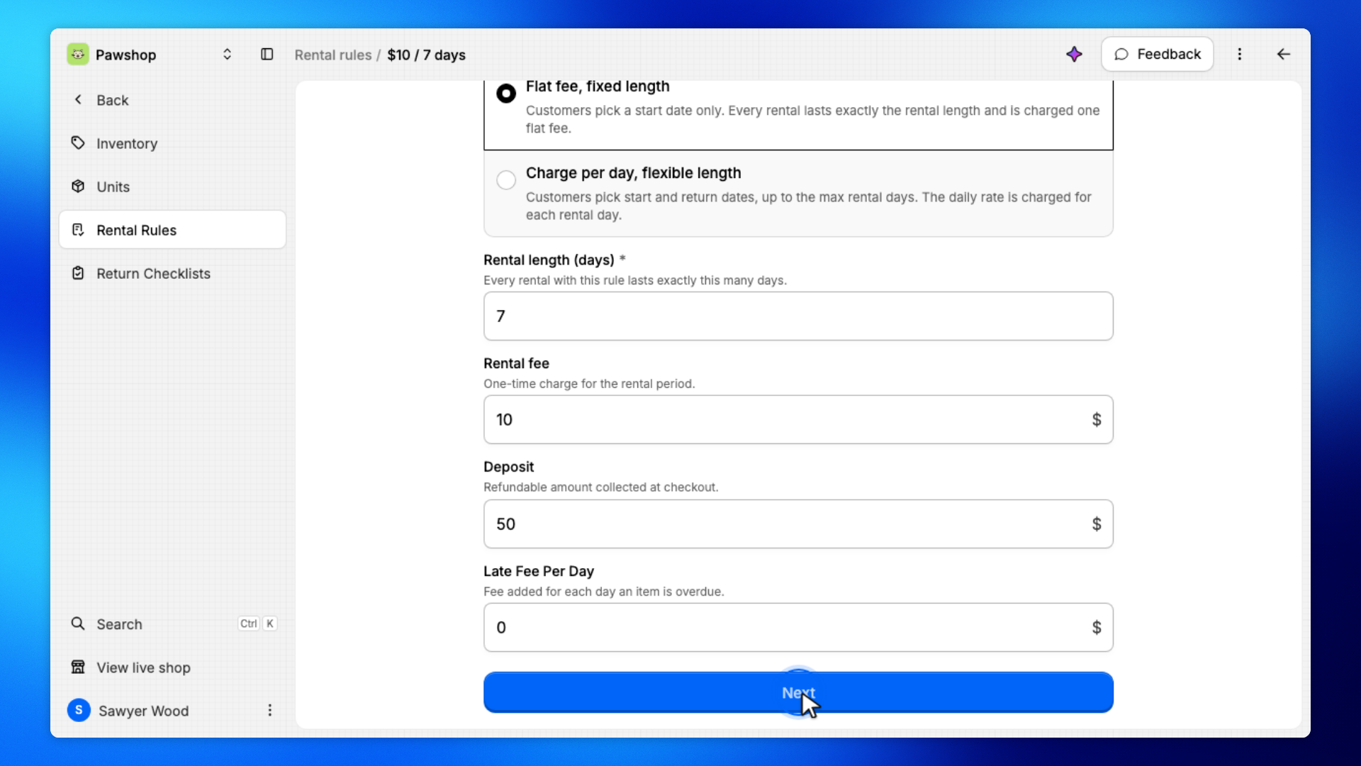 3. Go to Settings